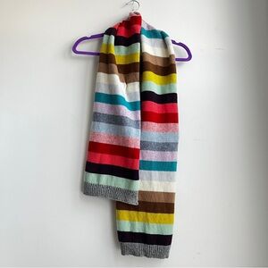 Gap Holiday Stripe Wool Blend Scarf